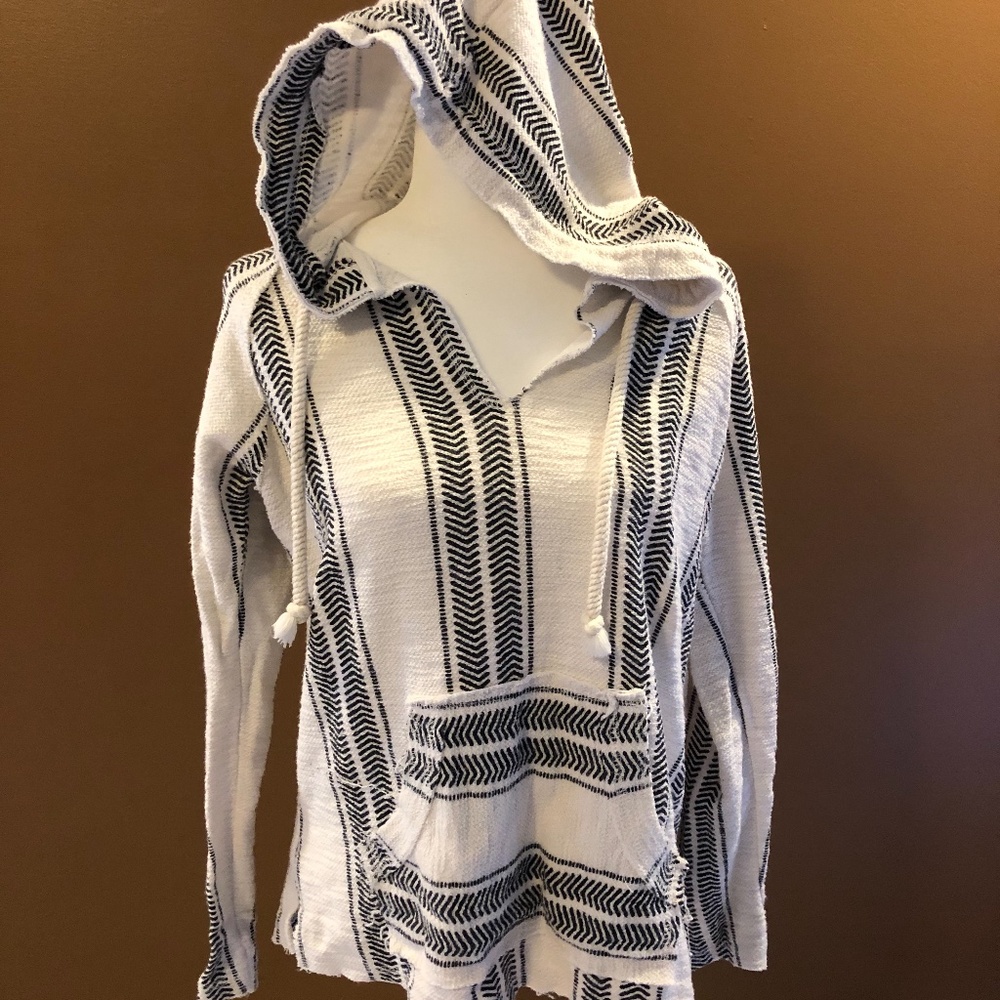 Ocean drive retro hooded top